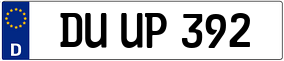Truck License Plate